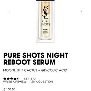 YSL Pure Shots Eye Reboot Concentrate